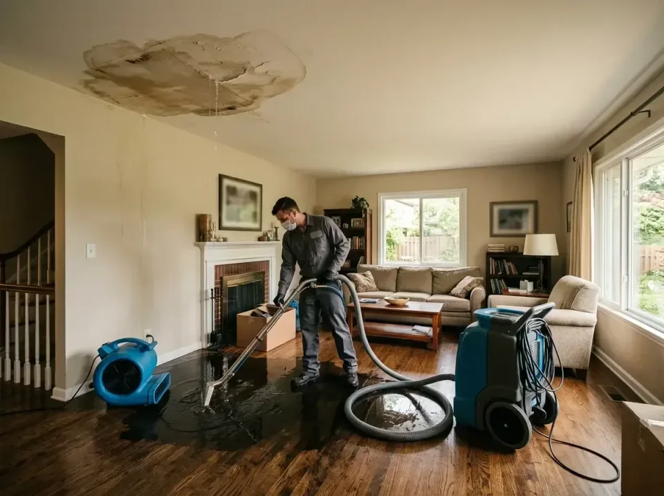 attic-pipe-burst-ceiling-drip-008 — frequently asked questions, Water Damage Restoration & Carpet Care in Parkersburg, WV